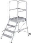MUNK G&uuml;nzburger Steigtechnik 56104 Aluminium Podesttreppe Montage mit Werkzeug