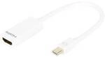 Digitus DB-340404-001-W HDMI / Mini-DisplayPort Adapter [1x Mini-DisplayPort Stecker