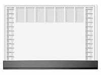 Sigel Office HO365 Schreibunterlage 2-Jahreskalender Schwarz, Weiß (B x H) 595 mm x