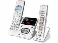 Geemarc PACK Mobility 295 Schnurloses Seniorentelefon Anrufbeantworter, Foto-Tasten