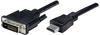 Manhattan HDMI / DVI Adapterkabel HDMI-A Stecker, DVI-D 24+1pol. Stecker 1.80 m