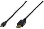 Digitus HDMI Anschlusskabel HDMI-A Stecker, HDMI-Micro-D Stecker 1.00 m Schwarz