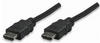 Manhattan HDMI Anschlusskabel HDMI-A Stecker, HDMI-A Stecker 1.00 m Schwarz 323192