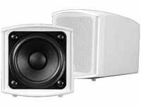 Omnitronic OD-2T ELA-Lautsprecherbox 15 W Weiß 1 Paar