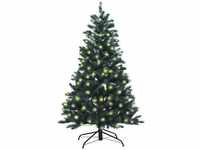 Xenotec PE-BM150 Künstlicher Weihnachtsbaum mit Beleuchtung Tanne Warmweiß LED