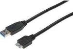 Digitus USB-Kabel USB 3.2 Gen1 USB-A Stecker, USB-Micro-B 3.0 Stecker 0.25 m...