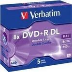 VERBATIM 43541, Verbatim 43541 DVD+R DL Rohling 8.5 GB 5 St. Jewelcase