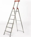 KRAUSE 126245, Krause 126245 Aluminium Stufen-Stehleiter Arbeitsh&ouml;he (max.): 3.25 m