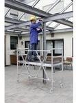 MUNK G&uuml;nzburger Steigtechnik 115301 Aluminium Ger&uuml;st klappbar, fahrbar...