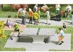 Busch Action-Set 7843 H0 Action-Set Tischtennis Fertigmodell