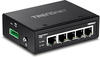 TRENDNET 21.22.1185, TrendNet TI-G50 Industrial Ethernet Switch Schwarz