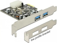 DELOCK 89241, DeLock PCI Express card > 2x USB 3.0 - USB-Adapter