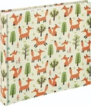 HAMA 00002698, hama 00002698 Jumbo-Album Forest, 30x30 cm, 100 wei&szlig;e Seiten, Fox