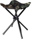 Stealth Gear STEALTH GEAR - klappbarer Stuhl 4 Beine Klapphocker Schwarz, Silber