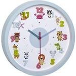 TFA Dostmann Little Animals Quarz Wanduhr 30.9 cm x 4.4 cm Hellblau 60.3051.14
