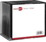 Primeon CD H&uuml;lle Slim 2761401 1 CD/DVD/Blu-Ray Schwarz Kunststoff 10 St.