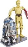 METAL EARTH 502667, Metal Earth Star Wars Set C-3PO + R2D2 Metallbausatz