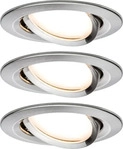 PAULMANN 93447, Paulmann 93447 Nova Einbauleuchte 3er Set LED LED 18 W Eisen