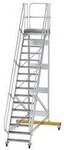 MUNK G&uuml;nzburger Steigtechnik 600736 Aluminium, Stahl verzinkt Treppe Arbeitsh&ouml;he