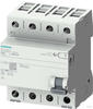 Siemens 5SV36474KK14 5SV3647-4KK14 Fehlerstrom-Schutzschalter B+ 4polig 80 A 0.3 A