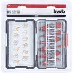 kwb 757295 Oberfr&auml;sersatz Hartmetall Schaftdurchmesser 8 mm 12teilig