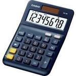 Casio MS-8E Tischrechner Dunkelblau Display (Stellen): 8 solarbetrieben (L x B x H)