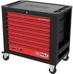 KS Tools 8732008 Werkstattwagen Stahlblech Herstellerfarbe: Schwarz, Rot