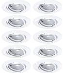 Paulmann 93400 LED-Einbauleuchte 10er Set LED GU10 Wei&szlig;
