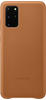 Samsung Leather Cover Cover Samsung Galaxy S20+ Braun Stoßfest