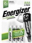 Energizer Universal HR03 Micro (AAA)-Akku NiMH 500 mAh 1.2 V 4 St. E301375700