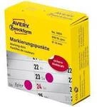 Avery-Zweckform 3850 Markierungspunkte Etiketten &Oslash; 10 mm Magenta 800 St....