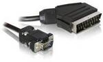 Delock SCART / VGA Video Anschlusskabel [1x SCART-Stecker - 1x VGA-Stecker] 2 m