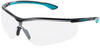 uvex sportstyle 9193376 Schutzbrille inkl. UV-Schutz Schwarz, Grün