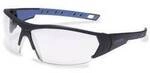 uvex i-works 9194171 Schutzbrille inkl. UV-Schutz Anthrazit, Blau EN 170 DIN 170