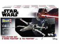 Revell 06054 Collector Set X-Wing Fighter + TIE Fighter Science Fiction Bausatz 1:57,