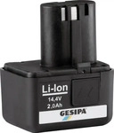 GESIPA 1666440, Gesipa 1666440 1666440 Werkzeug-Akku 14.4 V 2 Ah