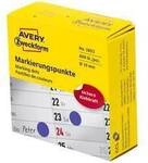 Avery-Zweckform 3853 Markierungspunkte Etiketten &Oslash; 10 mm Blau 800 St. Permanent