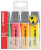 STABILO Textmarker BOSS® ORIGINAL 70/4 Gelb, Grün, Orange, Pink 2 mm, 5 mm 4 St.