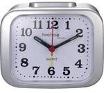 Techno Line Model XL silber Quarz Wecker Silber Alarmzeiten 1 1 Timerzeit