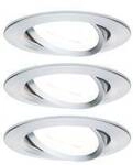 Paulmann 93469 Einbauleuchte 3er Set LED GU10 19.5 W Aluminium