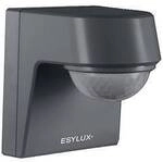 ESYLUX EM10025365 Wand, Aufputz Bewegungsmelder 200 &deg; Grau IP55, IK07