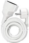 Kopp 143602080 Strom Verl&auml;ngerungskabel Wei&szlig; 3.00 m H05VV-F 3G 1,5 mm&sup2;
