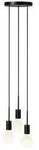 Nordlux Paco 3-Spot 2112063003 Pendelleuchte E27 Schwarz