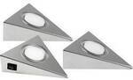 Heitronic GENUA LED-Unterbauleuchte 3er Set LED LED fest eingebaut 6 W Warmwei&szlig;