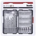 kwb 108955 39teilig Bohrer- und Bit-Sortiment Metall, Stein, Beton, Holz,...