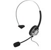 Hama In-Ear-Headset Telefon On Ear Headset kabelgebunden Mono Schwarz/Silber