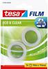tesa 57046-00000-01 tesafilm Eco & Clear Transparent (L x B) 10 m x 15 mm 2 St.