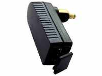 BAAS USB Winkeladapter/Lader 2A für kleine DIN-Steckdosen Belastbarkeit Strom...