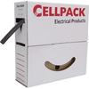 CellPack 127073 Schrumpfschlauch ohne Kleber Schwarz 12.70 mm 6.40 mm