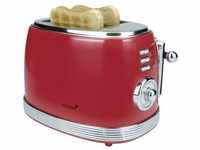 Korona 21668 Toaster mit Brötchenaufsatz Rot